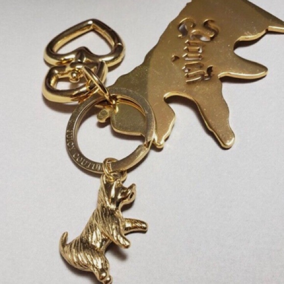 NEW Y2K JUICY COUTURE SCOTTIE DOGS HUGE KEY FOB KEYCHAIN PURSE FOB - Picture 2 of 9
